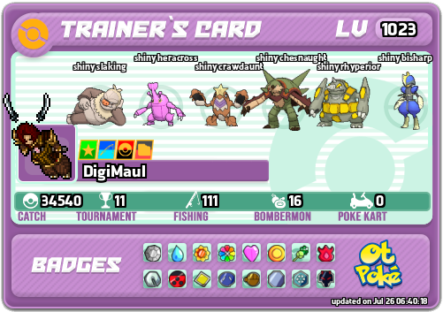 DigiMaul Card otPokemon.com