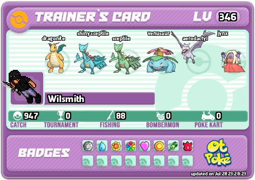 Wilsmith Card otPokemon.com