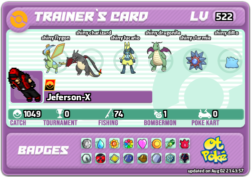 Jeferson-X Card otPokemon.com