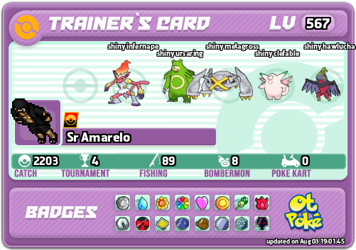 Sr Amarelo Card otPokemon.com