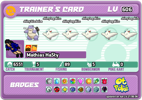 Mathias HaSty Card otPokemon.com