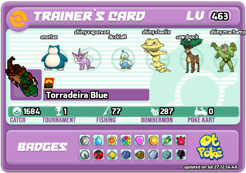 Torradeira Blue Card otPokemon.com