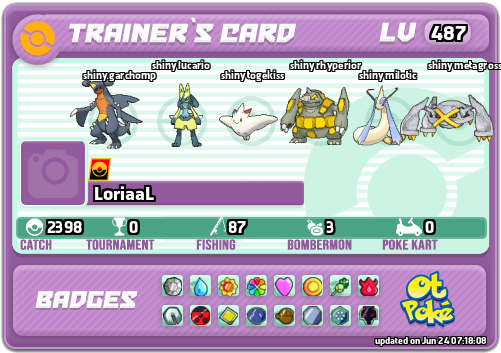 LoriaaL Card otPokemon.com