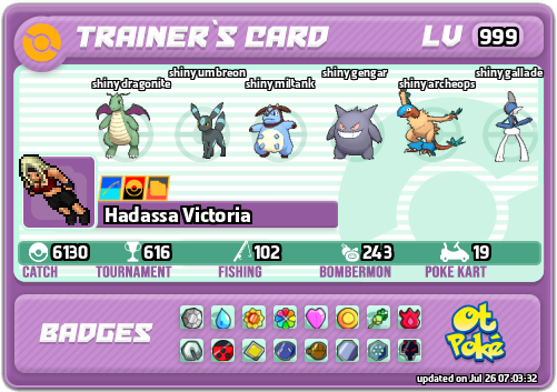 Hadassa Victoria Card otPokemon.com