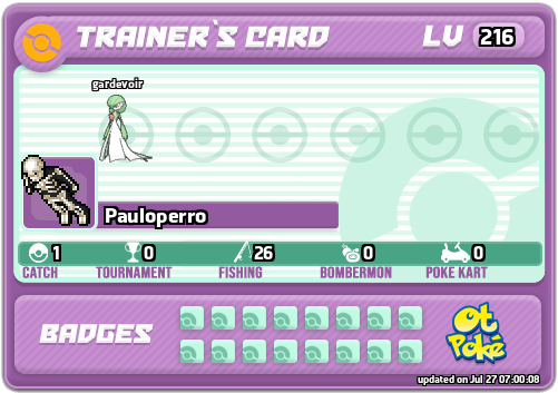 Pauloperro Card otPokemon.com