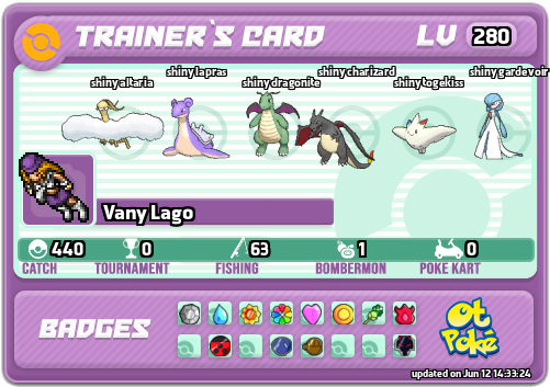 Vany Lago Card otPokemon.com