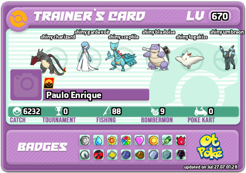 Paulo Enrique Card otPokemon.com