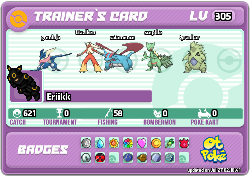 Eriikk Card otPokemon.com