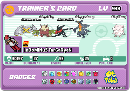 InDoMiNuS TarGaRyeN Card otPokemon.com