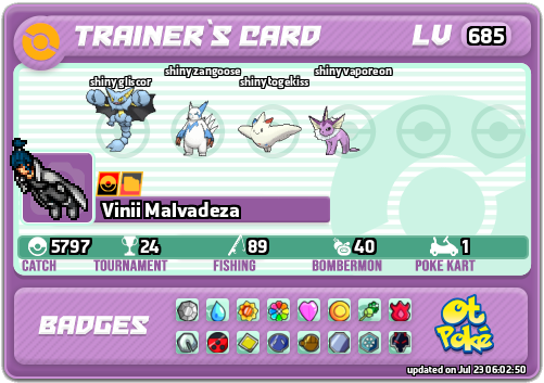 Vinii Malvadeza Card otPokemon.com