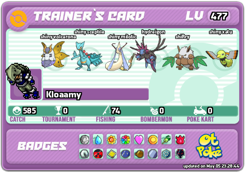 Kloaamy Card otPokemon.com