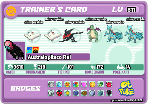 Australopiteco Rei Card otPokemon.com