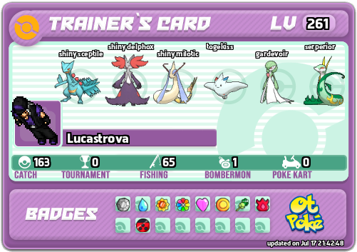 Lucastrova Card otPokemon.com