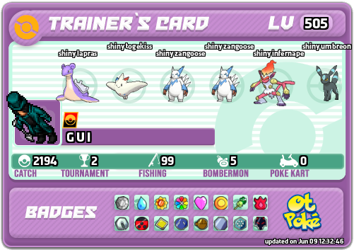 G U I Card otPokemon.com