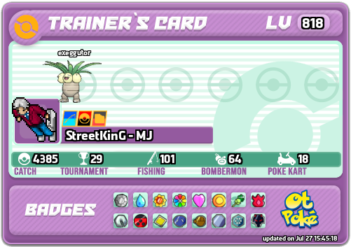 StreetKinG - MJ Card otPokemon.com