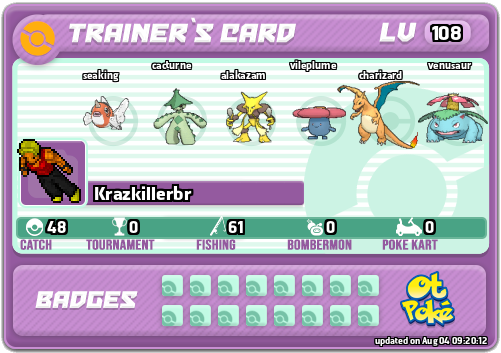 Krazkillerbr Card otPokemon.com