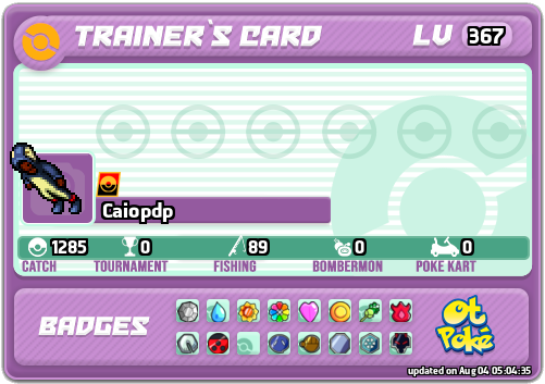 Caiopdp Card otPokemon.com