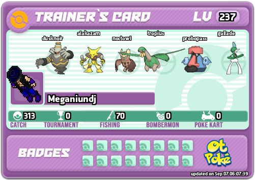 Meganiundj Card otPokemon.com