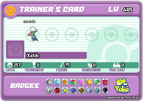 Xxtik Card otPokemon.com