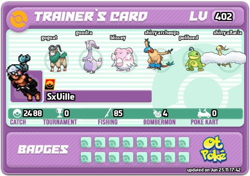 SxUille Card otPokemon.com