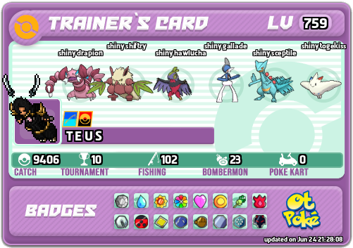T E U S Card otPokemon.com