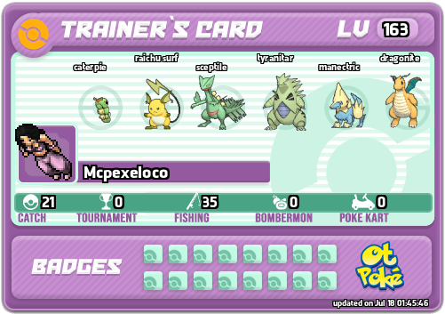 Mcpexeloco Card otPokemon.com