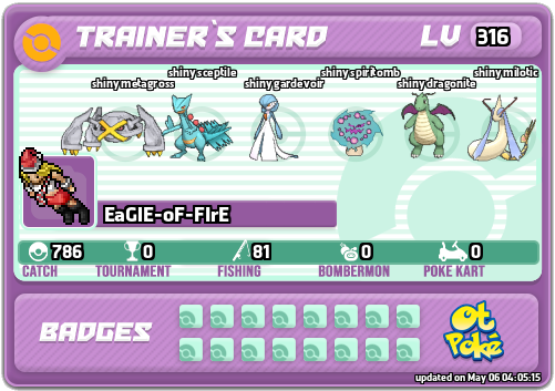 EaGlE-oF-FIrE Card otPokemon.com