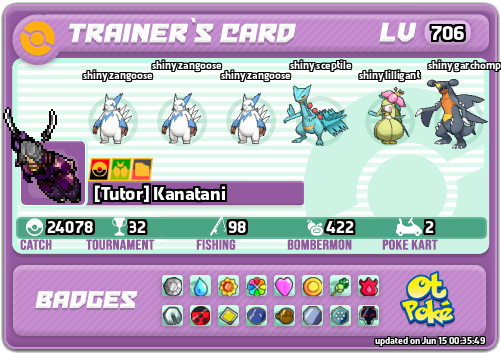 [Tutor] Kanatani Card otPokemon.com