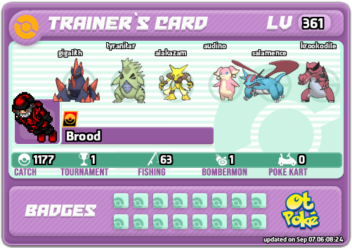 Brood Card otPokemon.com
