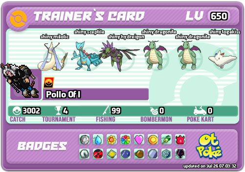 Pollo Of I Card otPokemon.com