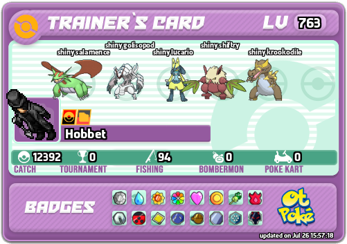 Hobbet Card otPokemon.com