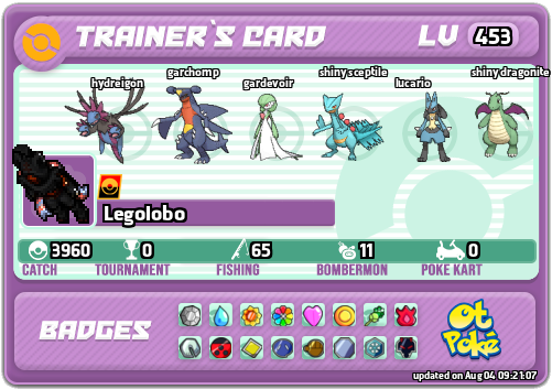 Legolobo Card otPokemon.com