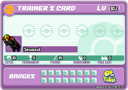 Souazul Card otPokemon.com