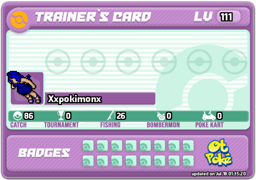 Xxpokimonx Card otPokemon.com