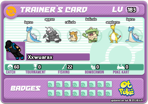 Xxwuarax Card otPokemon.com