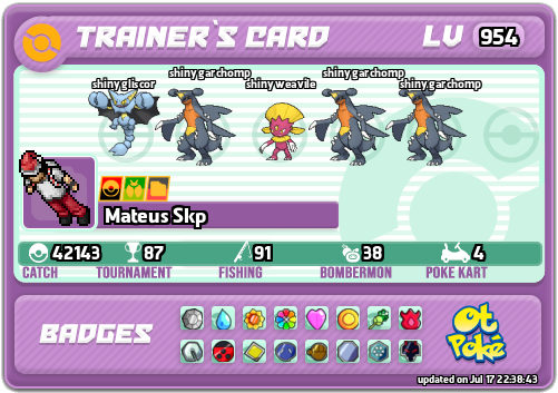 Mateus Skp Card otPokemon.com