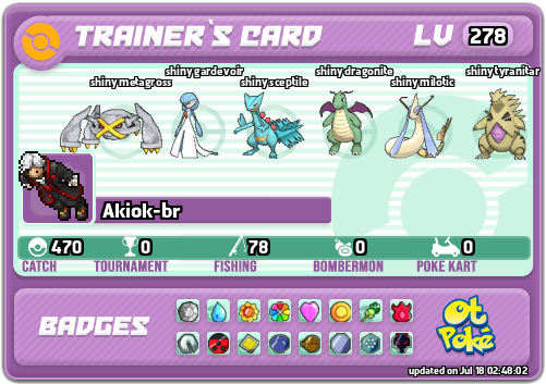 Akiok-br Card otPokemon.com