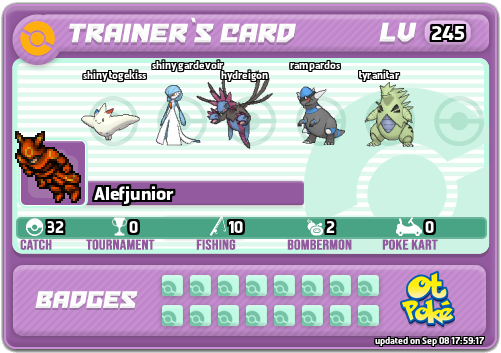 Alefjunior Card otPokemon.com
