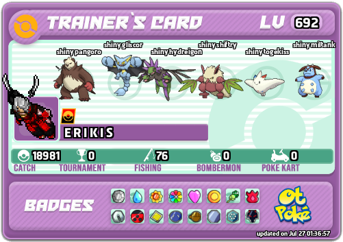 E R I K I S Card otPokemon.com
