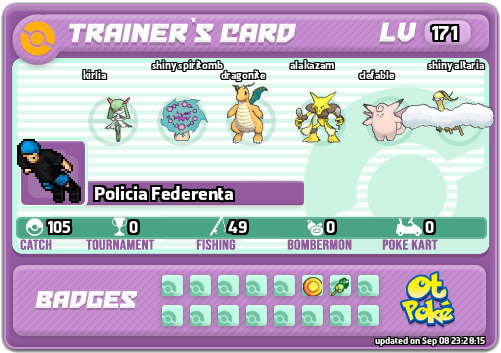 Policia Federenta Card otPokemon.com