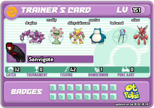 Sanvigote Card otPokemon.com