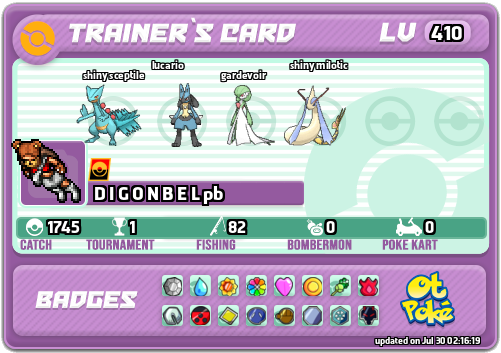 D I G O N B E L pb Card otPokemon.com