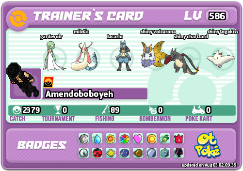 Amendoboboyeh Card otPokemon.com