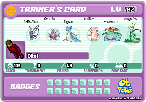 Ditel Card otPokemon.com