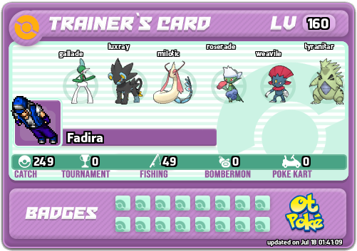 Fadira Card otPokemon.com