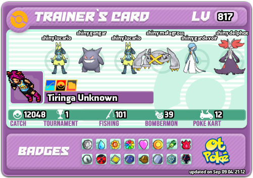 Tiringa Unknown Card otPokemon.com