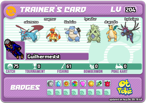 Guilhermestst Card otPokemon.com