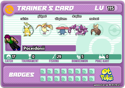 Poceidonii Card otPokemon.com