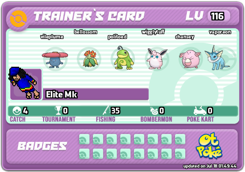 Elite Mk Card otPokemon.com