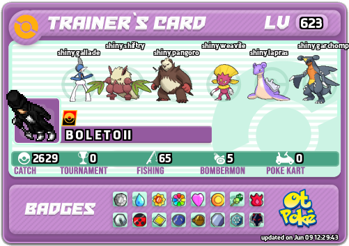 B O L E T O II Card otPokemon.com